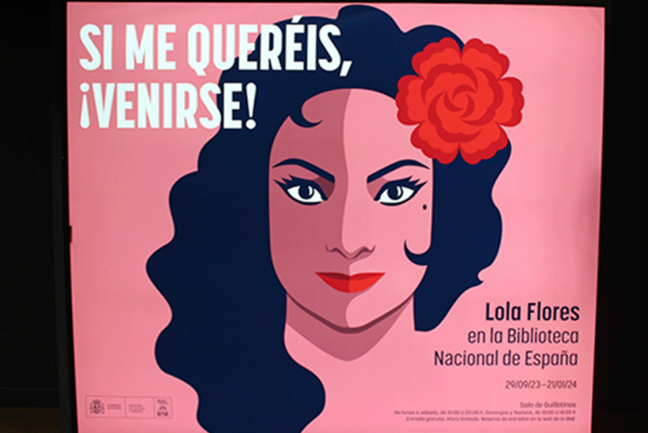 La Biblioteca Nacional dedica una exposición a Lola Flores: ¡Si me queréis, venirse!