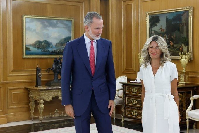 EuropaPress 5390930 rey felipe viceprsidenta yolanda diaz lider sumar EuropaPress 5390930 rey felipe viceprsidenta yolanda diaz lider sumar