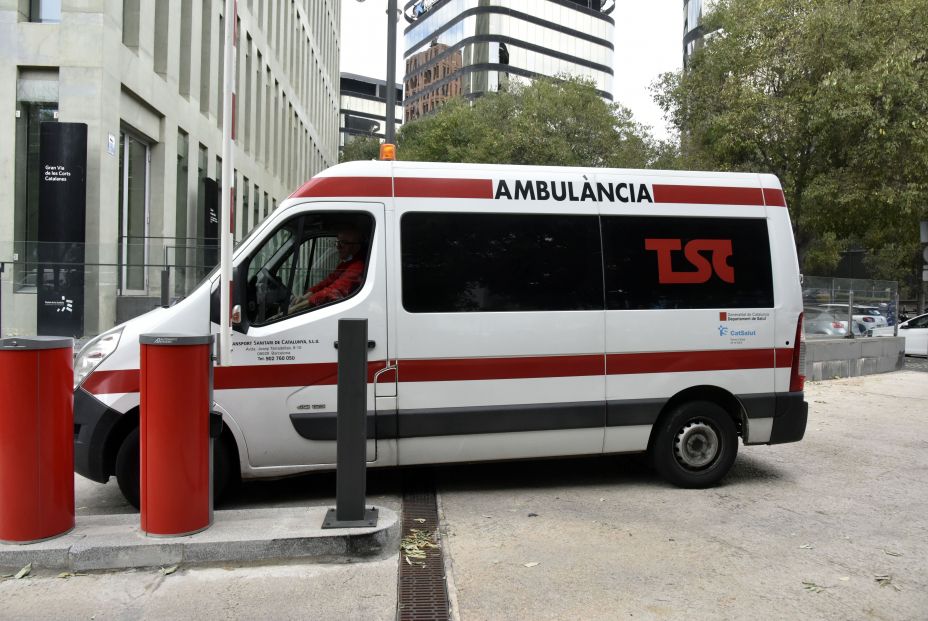 EuropaPress 4829431 ambulancia llegada ciudad justicia caso palau 23 noviembre 2022 barcelona EuropaPress 4829431 ambulancia llegada ciudad justicia caso palau 23 noviembre 2022 barcelona