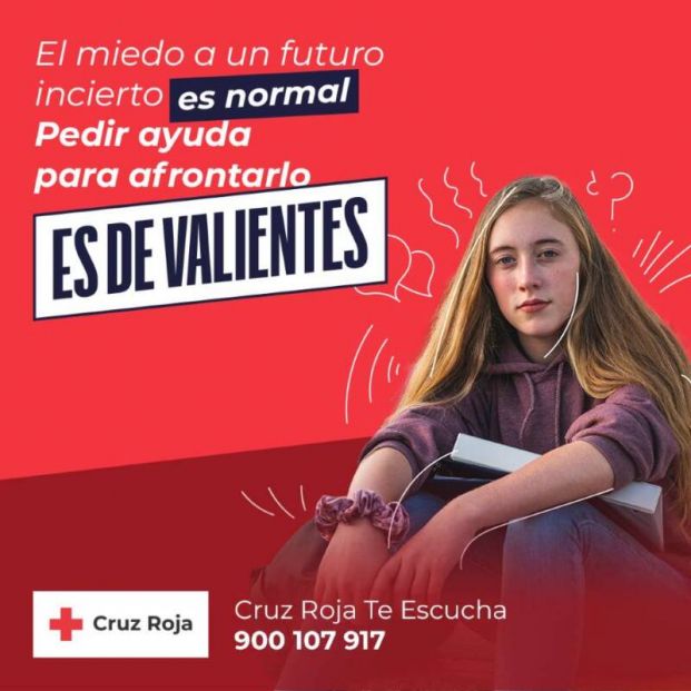 'Es normal. Es de valientes', la campaña de Cruz Roja para sensibilizar sobre la Salud Mental