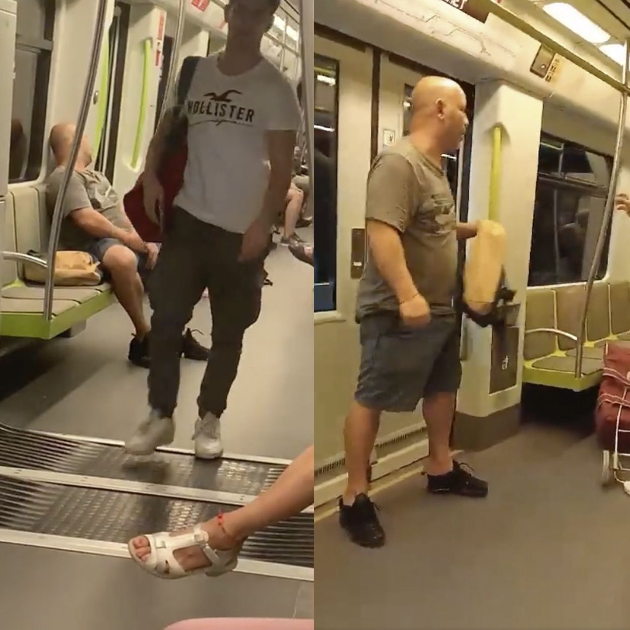 Un hombre se masturba en el Metro delante de los viajeros y la emprende a golpes al ver que le graba