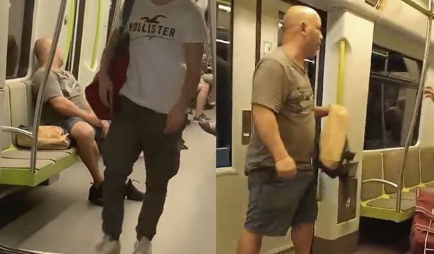 Un hombre se masturba en el Metro delante de los viajeros y la emprende a golpes al ver que le graba