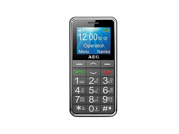 ¿Cuáles son los teléfonos con números grandes más vendidos? AEG M250