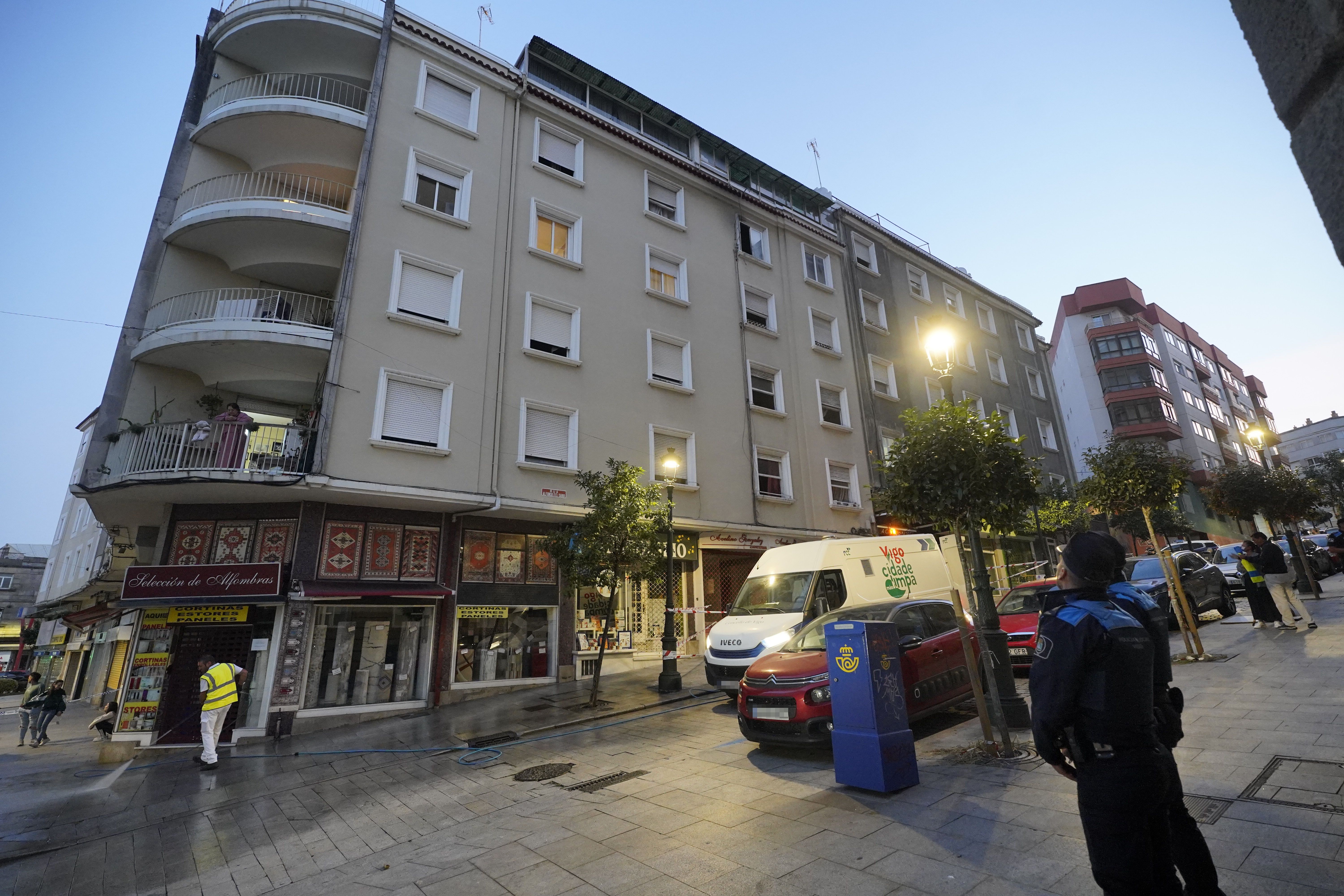 Una madre y tres de sus hijos mueren en el incendio de un edificio en Vigo