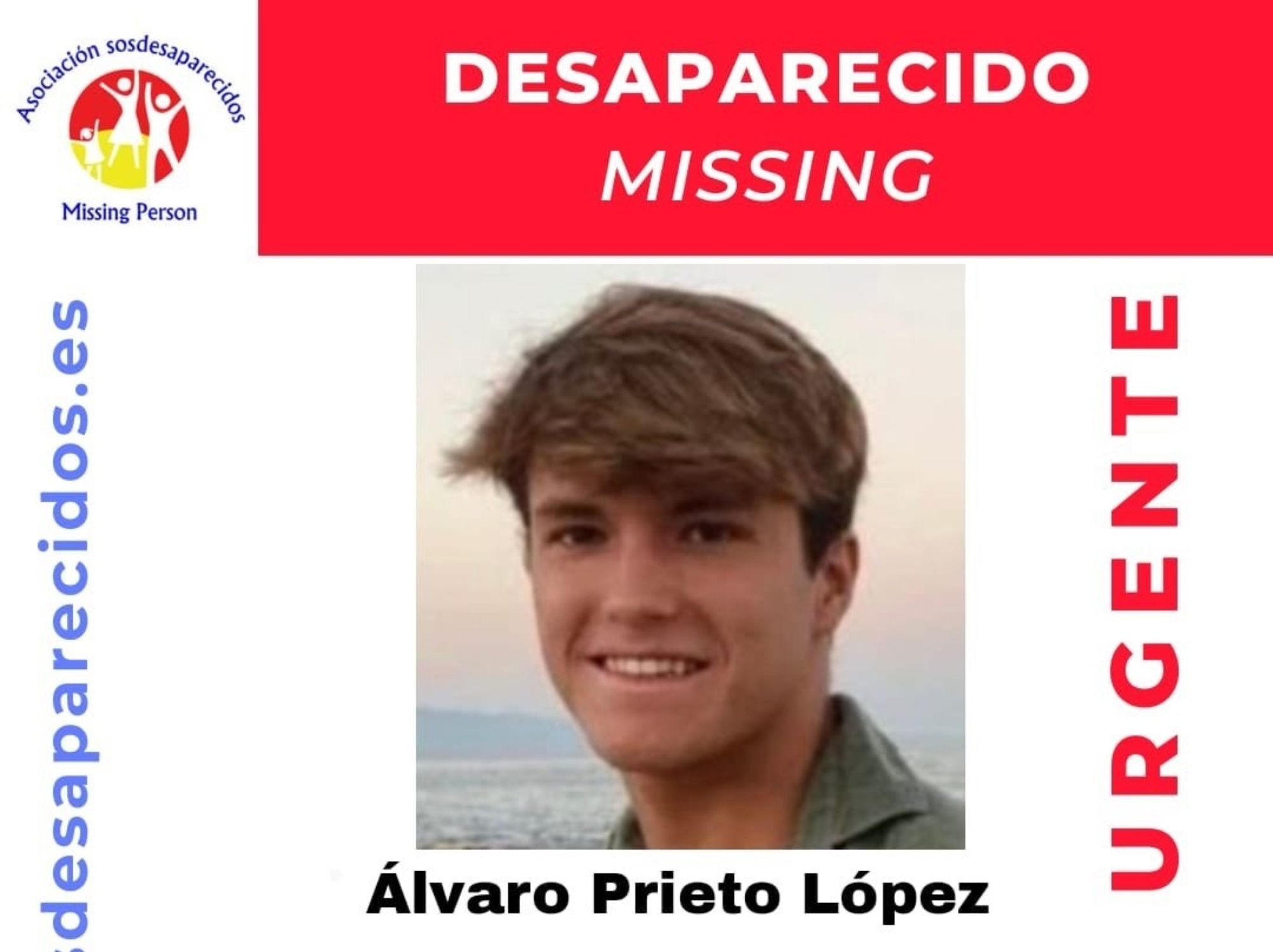 Álvaro, el joven futbolista desaparecido tras pasar la noche en una discoteca en Sevilla. Foto: Europa Press