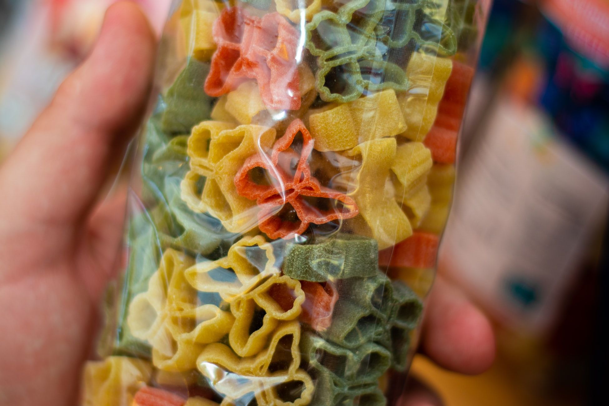 Pasta de colores