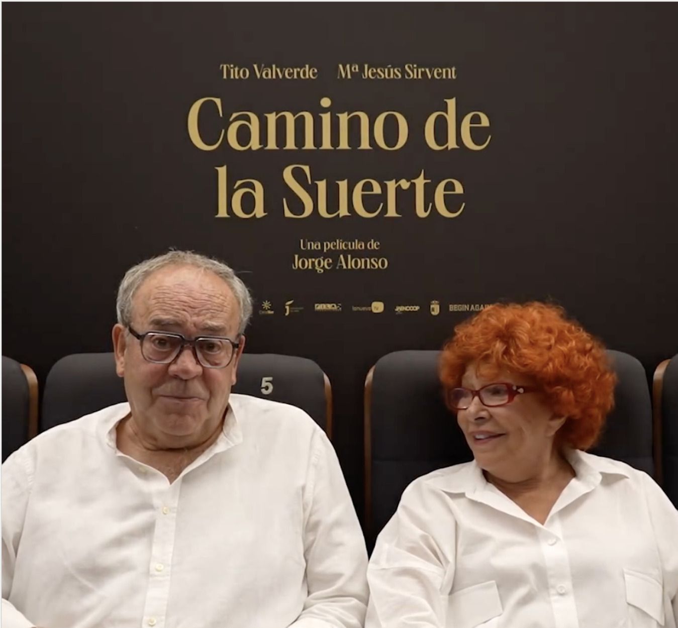 Tito Valverde y María Jesús Sirvent: "No interesan las películas que hablan de mayores"