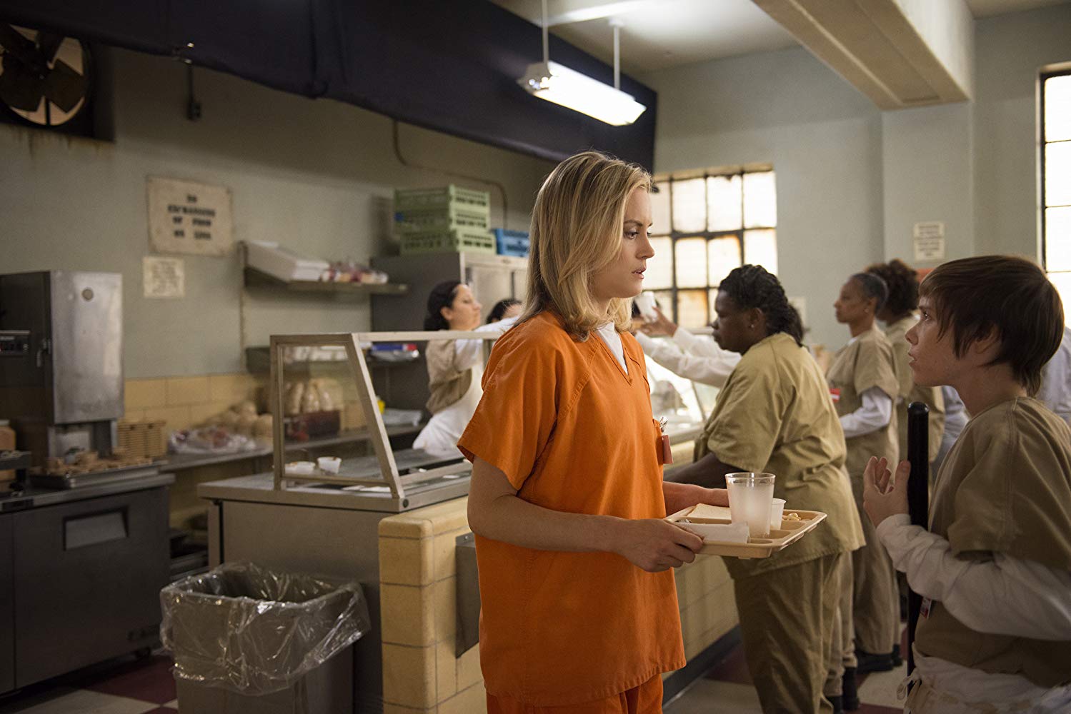 Taylor Schilling en una escena de Orange is the new black