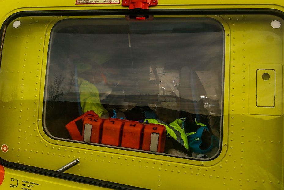 EuropaPress 3569574 trabajadores summa 112 atienden hombre sufrido ictus helicoptero
