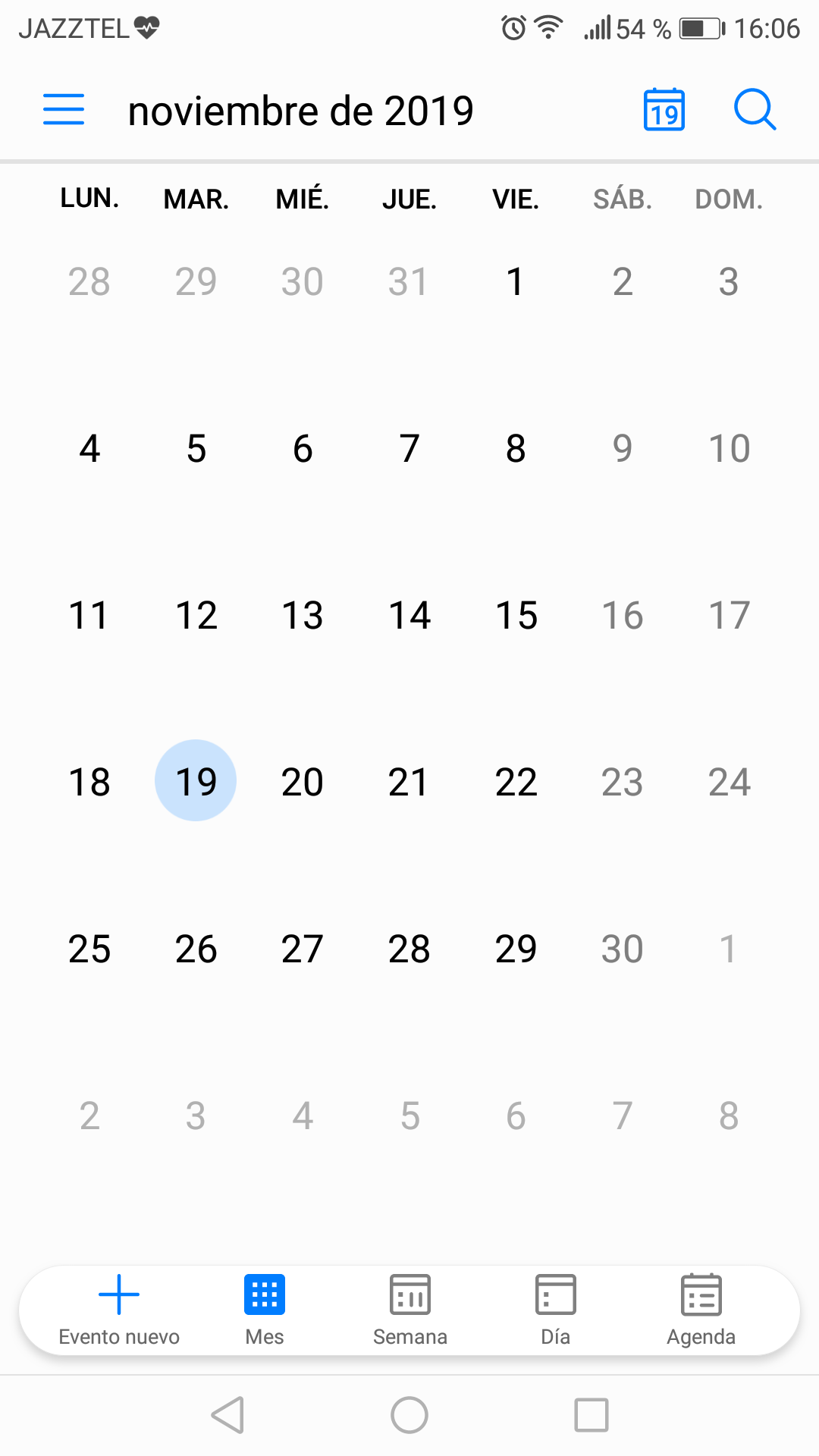 Calendario de Google