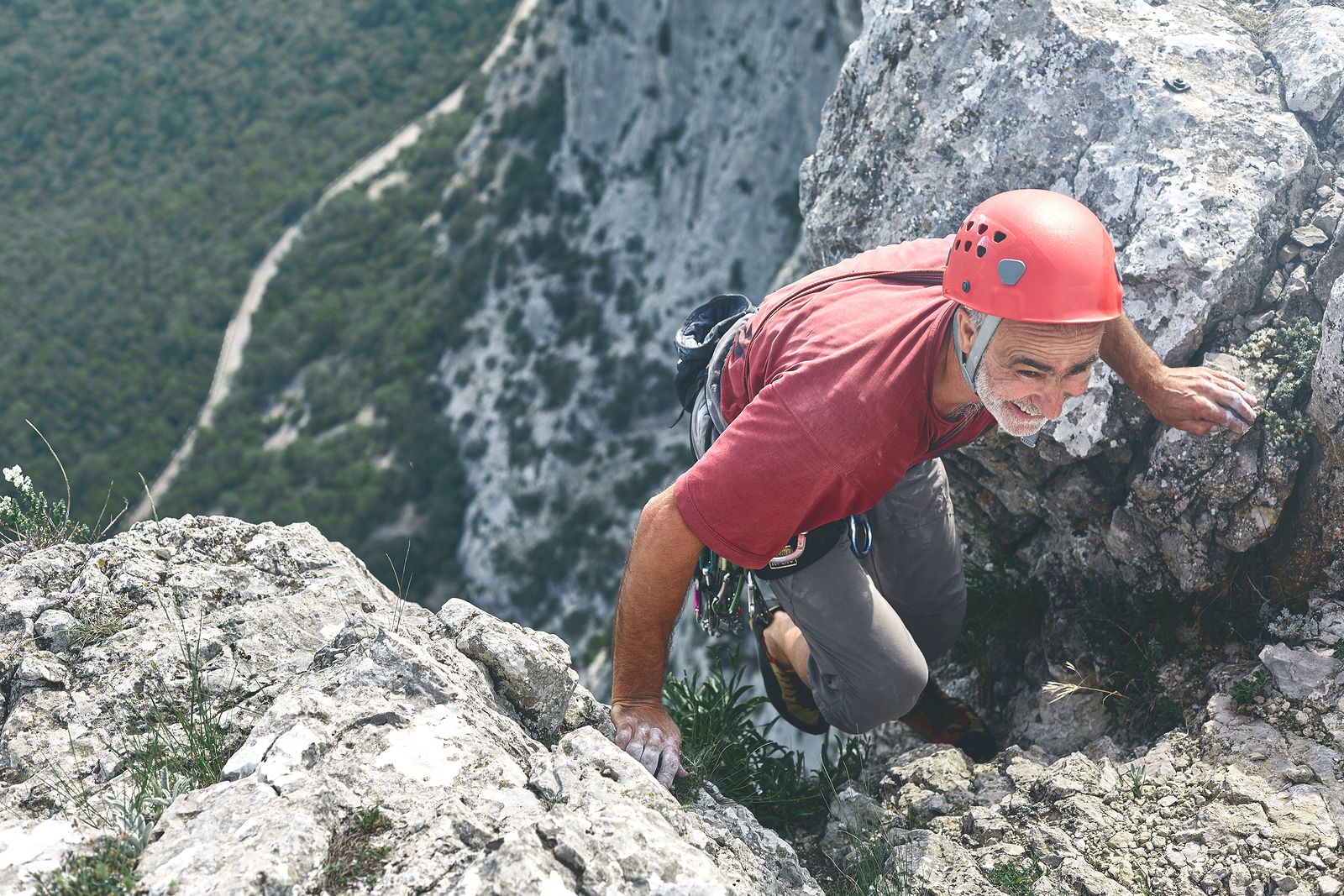 La escalada en personas mayores