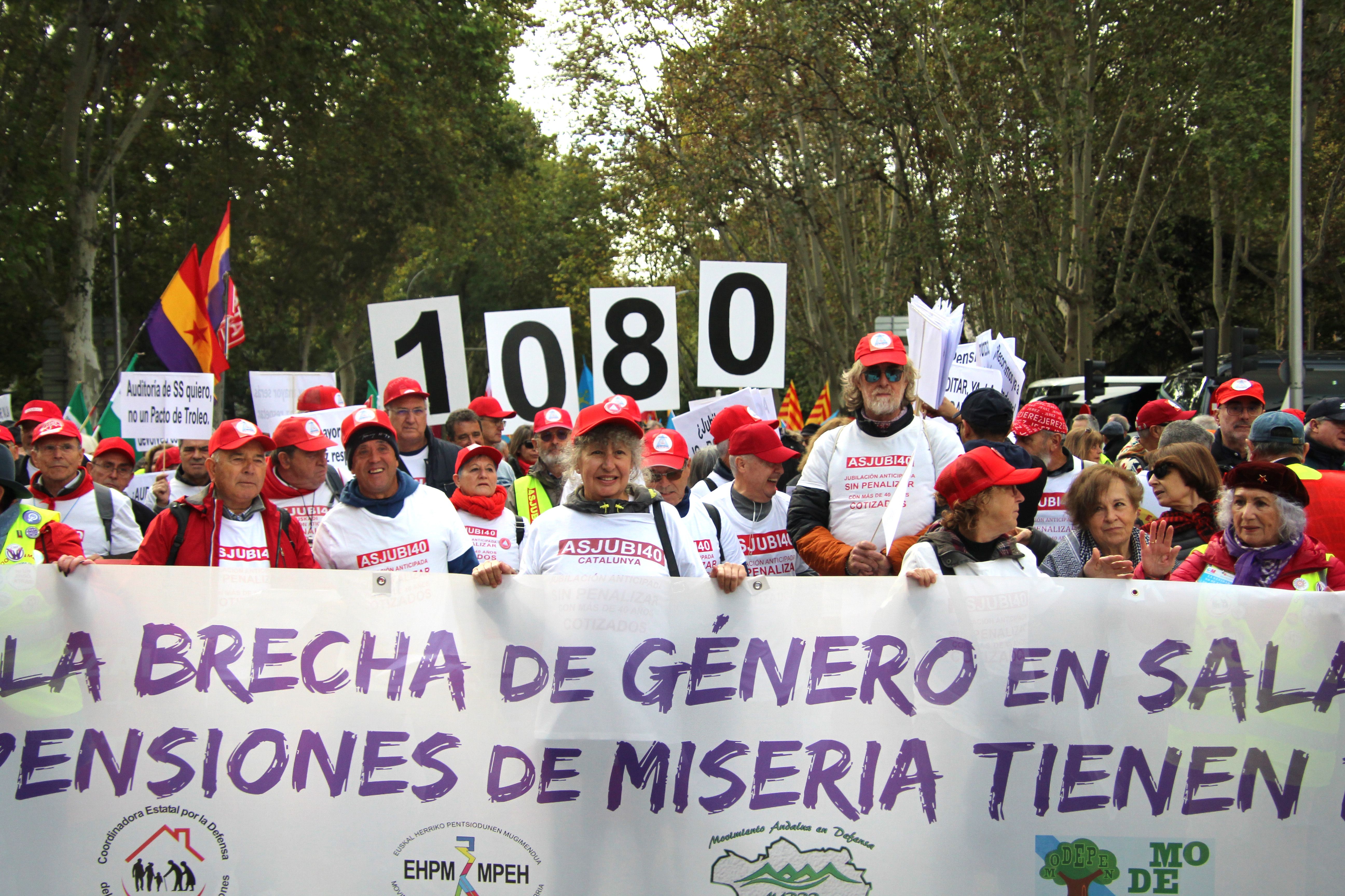 Manifestación Pensionistas 28 de octubre. Foto: Pablo Recio