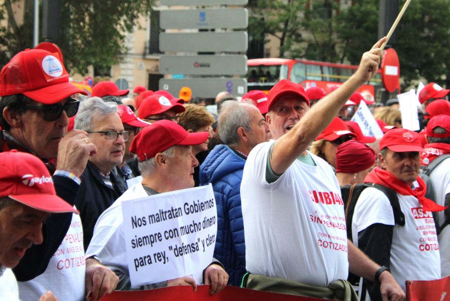 Manifestación Pensionistas 28 de octubre. Foto: Pablo Recio