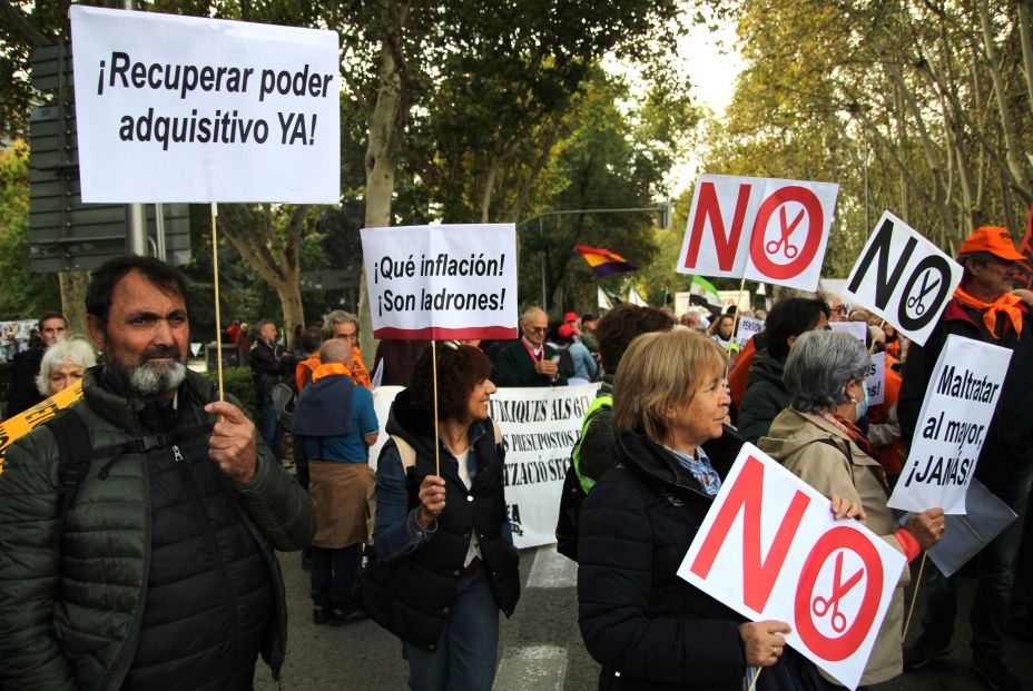 Manifestación Pensionistas 28 de octubre. Foto: Pablo Recio