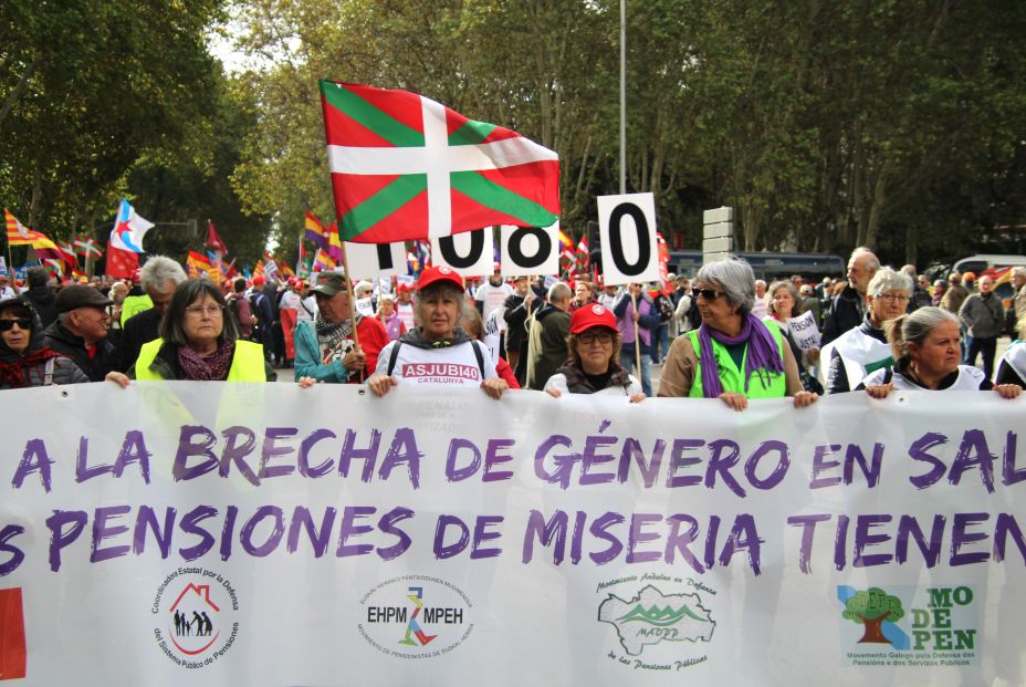 Manifestación Pensionistas 28 de octubre. Foto: Pablo Recio