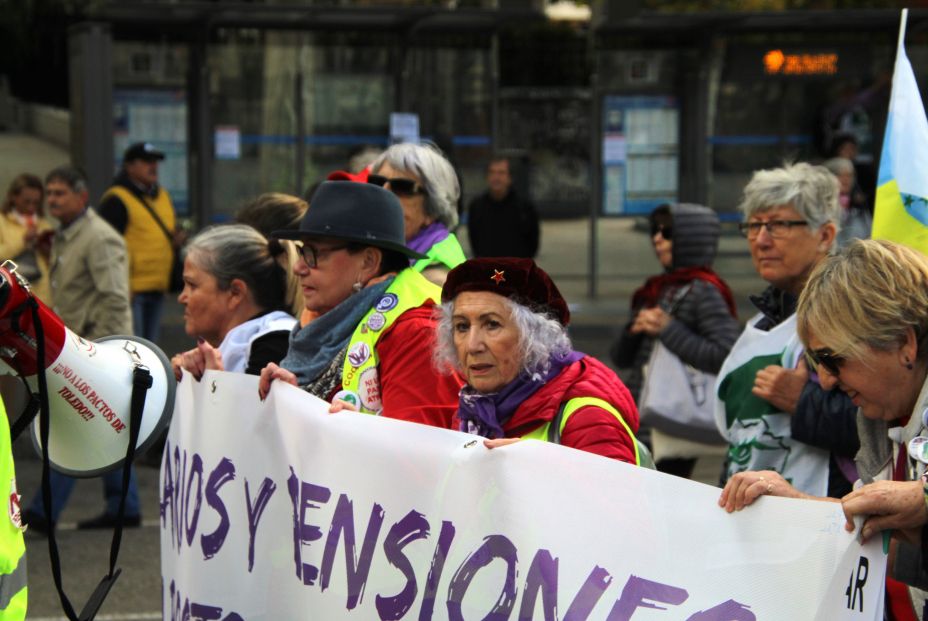 Manifestación Pensionistas 28 de octubre. Foto: Pablo Recio