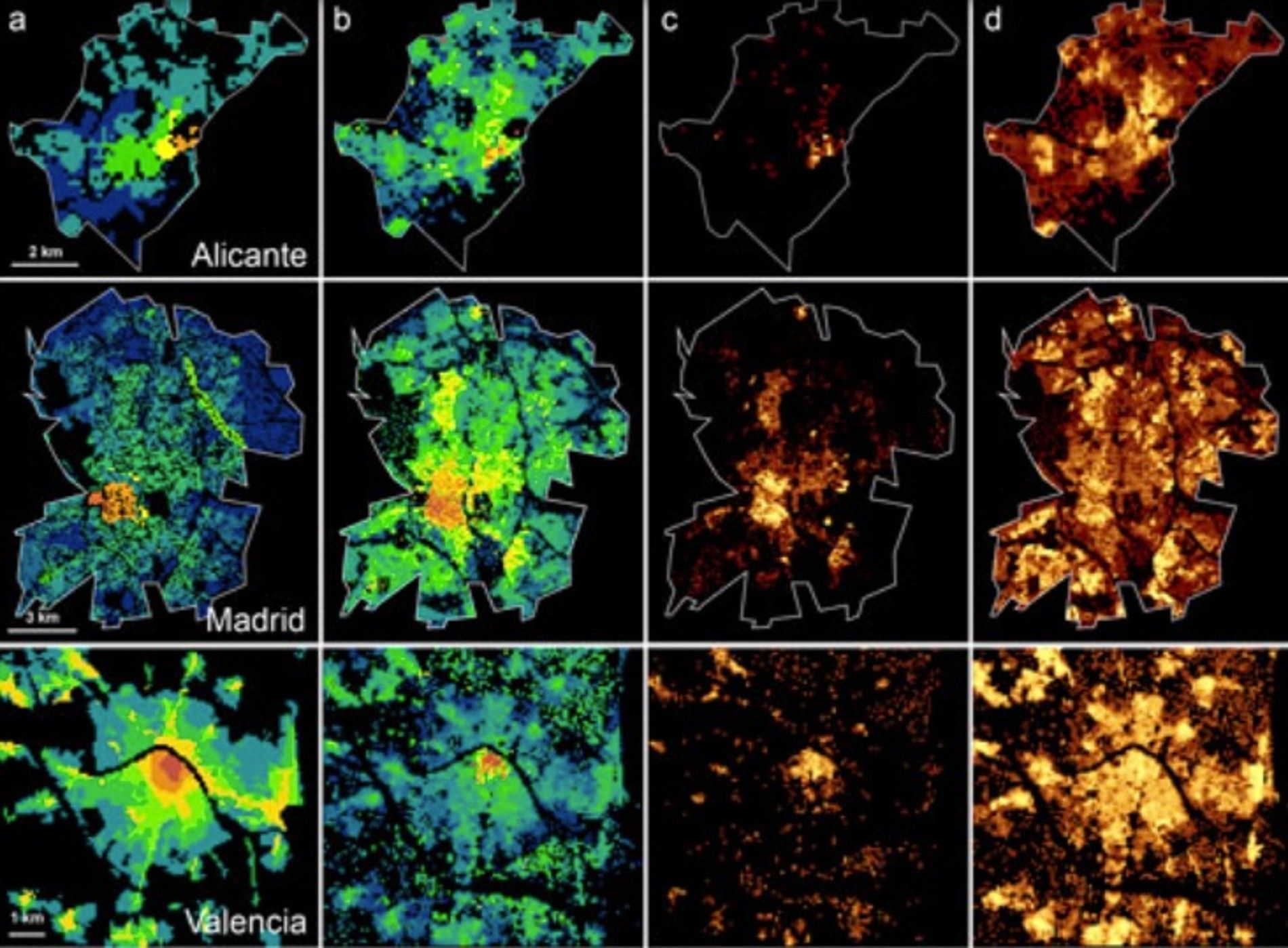 Este mapa recrea cómo han crecido las ciudades y pueblos de España desde 1900