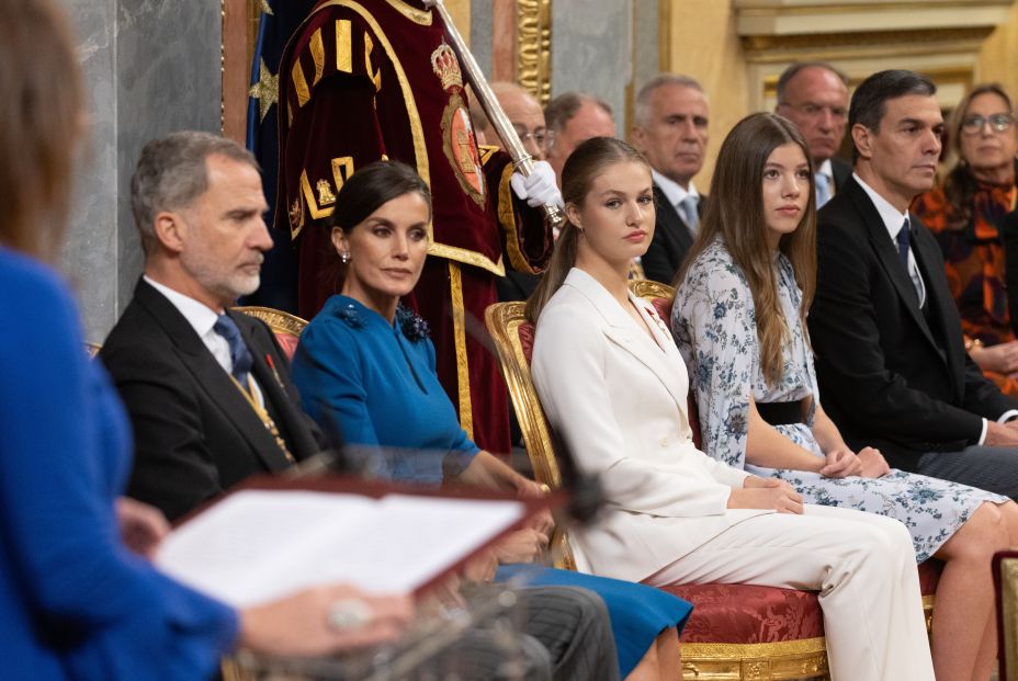 EuropaPress 5545439 i d reyes espana felipe vi letizia princesa leonor infanta sofia presidente