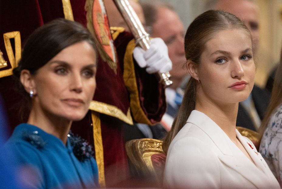 EuropaPress 5545493 reina letizia princesa leonor acto jura constitucion cortes generales