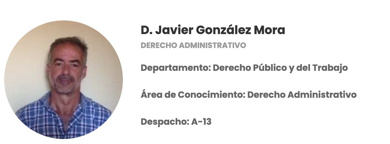 D. Javier González Mora D. Javier González Mora