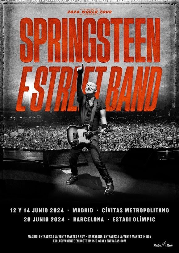 Bruce Springsteen regresa a Madrid y Barcelona en una nueva gira europea en junio de 2024
