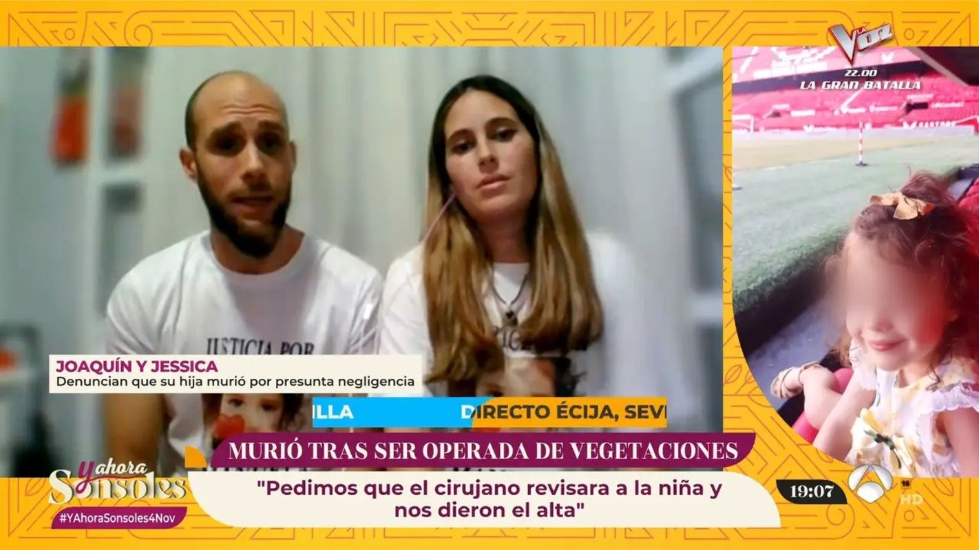 Los padres que perdieron a su hija tras ser operada siguen sin saber la causa de su muerte