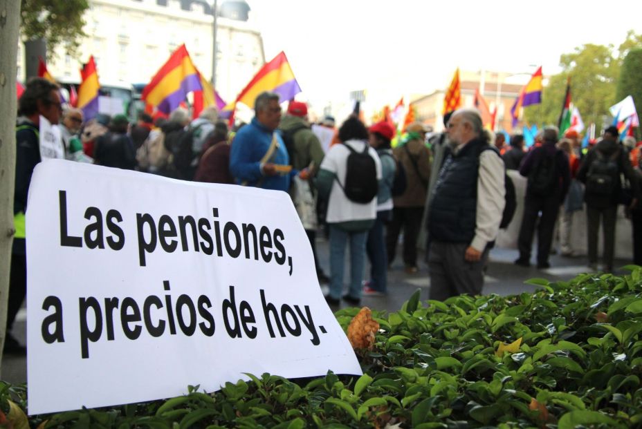 jubilados demandan medidas contra la inflacion en manifestacion de madrid octubre 2023