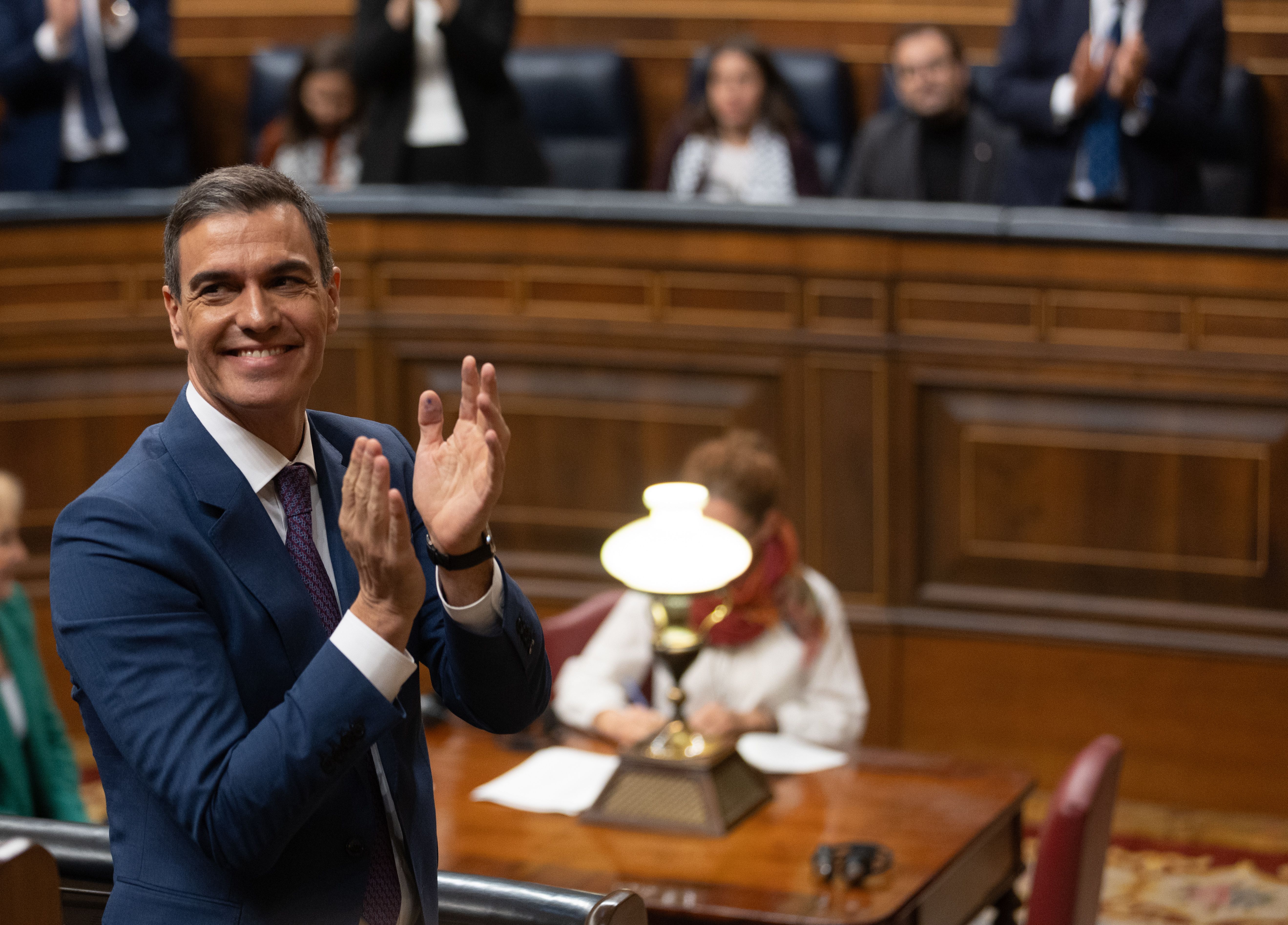 Pedro Sánchez, reelegido presidente del Gobierno