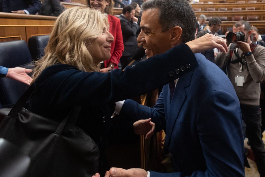 Pedro Sánchez y Yolanda Díaz