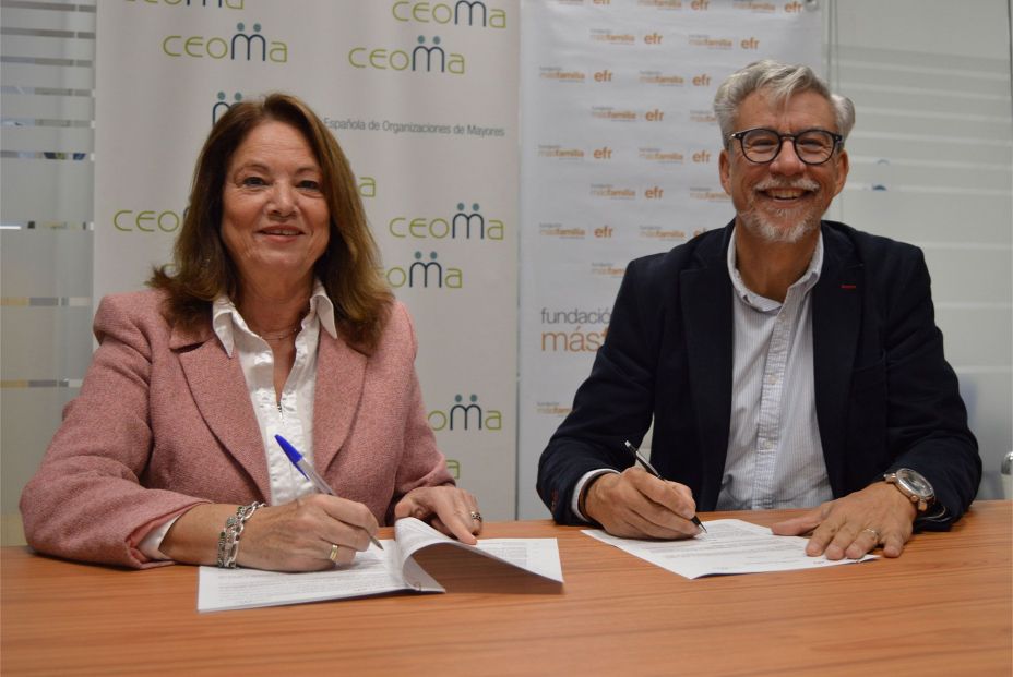 CEOMA y Másfamilia se unen para luchar contra el edadismo CEOMA y Másfamilia se unen para luchar contra el edadismo