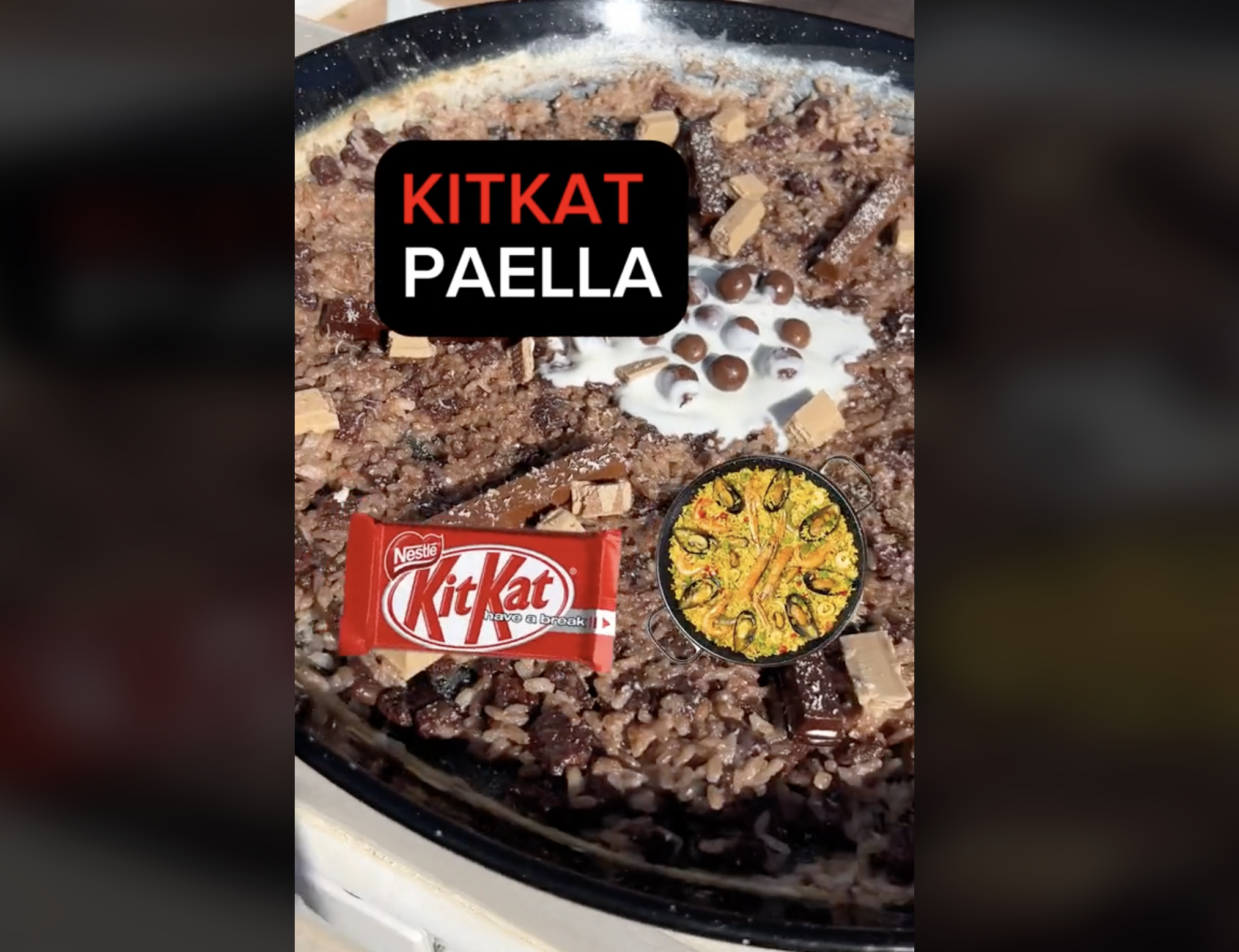 Lo más polémico de las redes: ¿probarías la ‘Paella KitKat’?