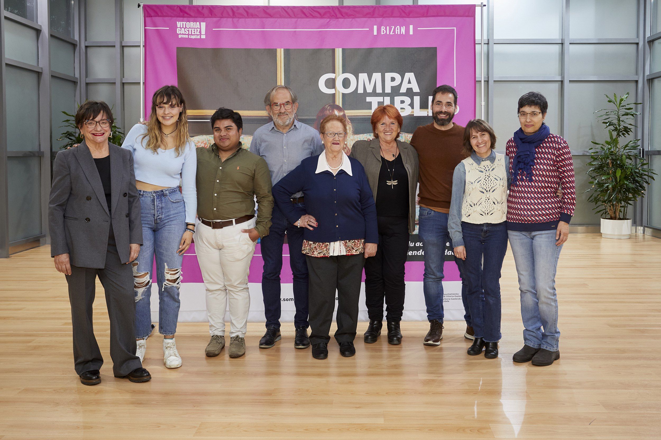 'Compatibles' demuestra que mayores y jóvenes conectan si tienen intereses comunes. Foto: Ayuntamiento de Vitoria-Gasteiz