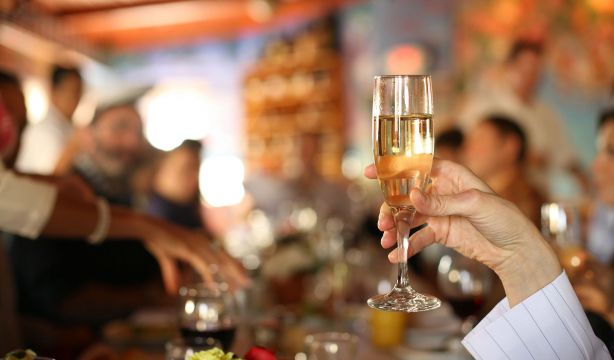 bigstock Celebration Hand holding glas 15795791
