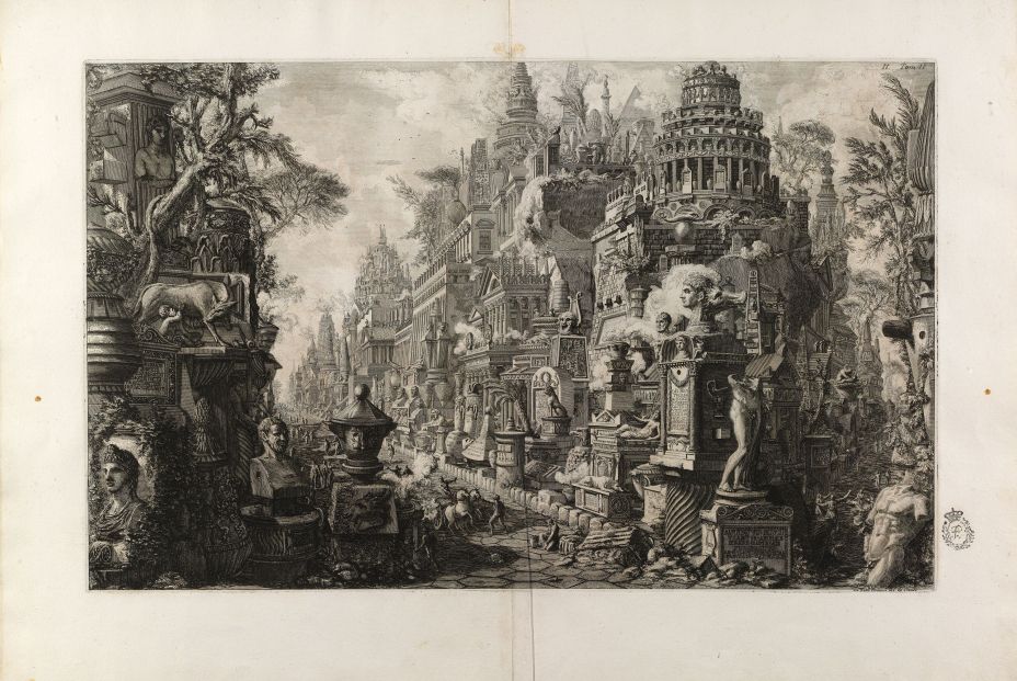 Giovanni Battista Piranesi en la Biblioteca Nacional de España