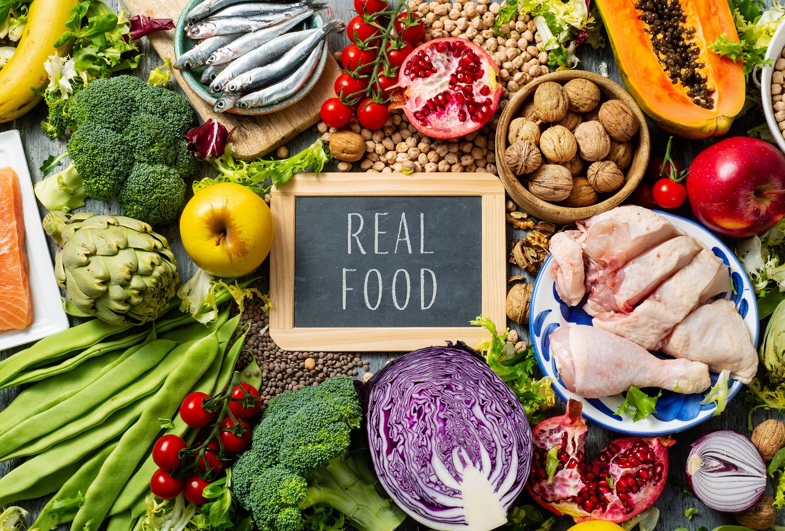 Aplicación para identificar el "real food"