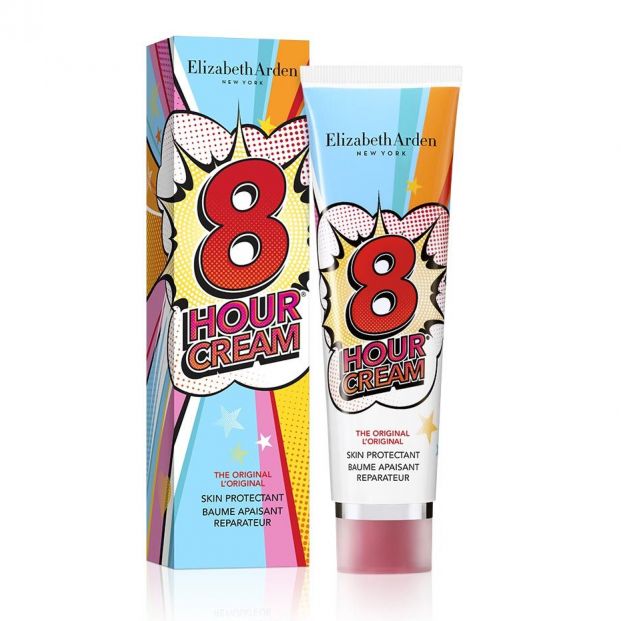 La mítica crema “Eight Hour Cream”, de Elizabeth Arden, sirve igual para hidratar las cutículas que los labios que el cabello. Esta es su nueva edición limitada, ‘Super Hero’ (25,90 €).