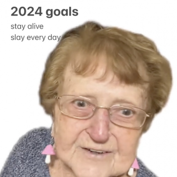 VÍDEO: Una mujer de 93 años sorprende con el resumen de sus citas del último año. Foto: TikTok