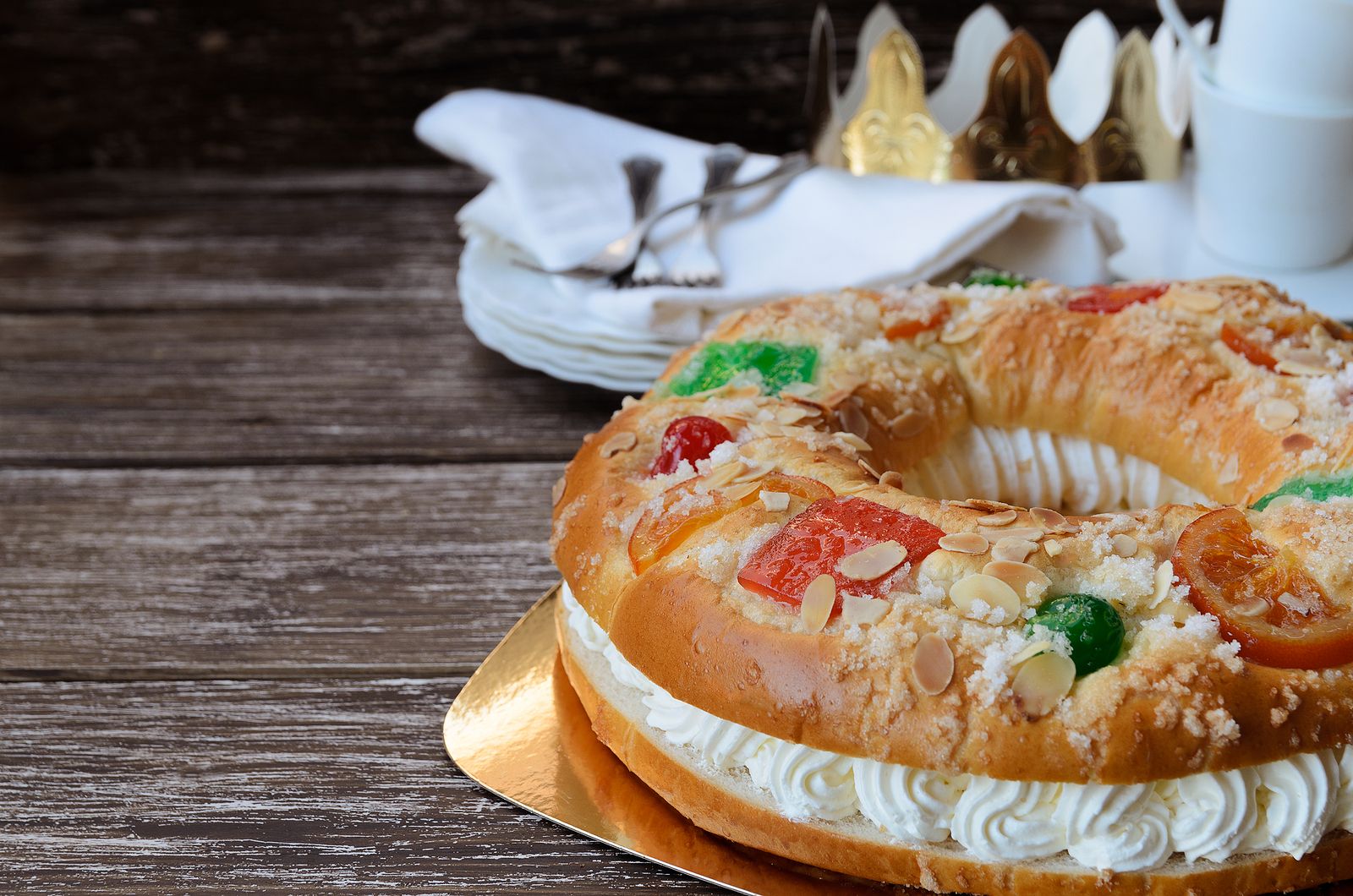 Conoce el truco para saber si la nata de un roscón de reyes es artificial o no