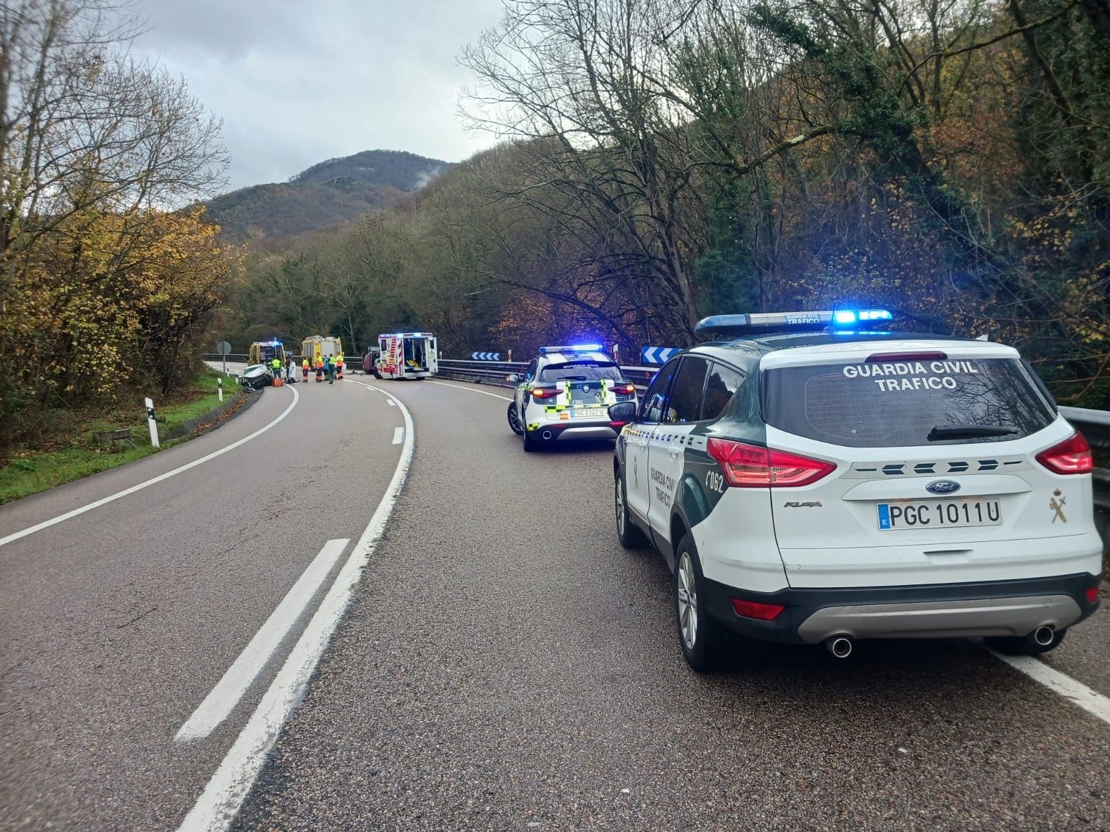 Muere una joven de 23 años y otra persona resulta herida grave en un accidente en Lahiguera (Jaén)