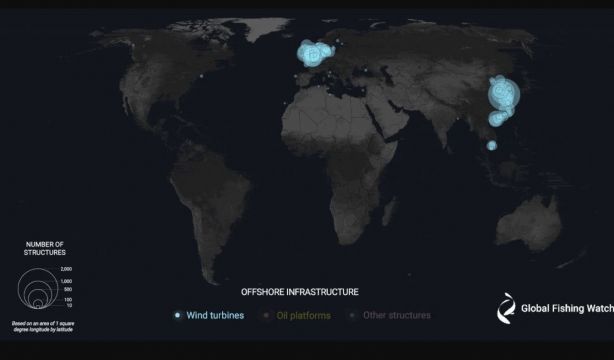 El mapa inédito del océano que revela la actividad legal (e ilegal) del mar
