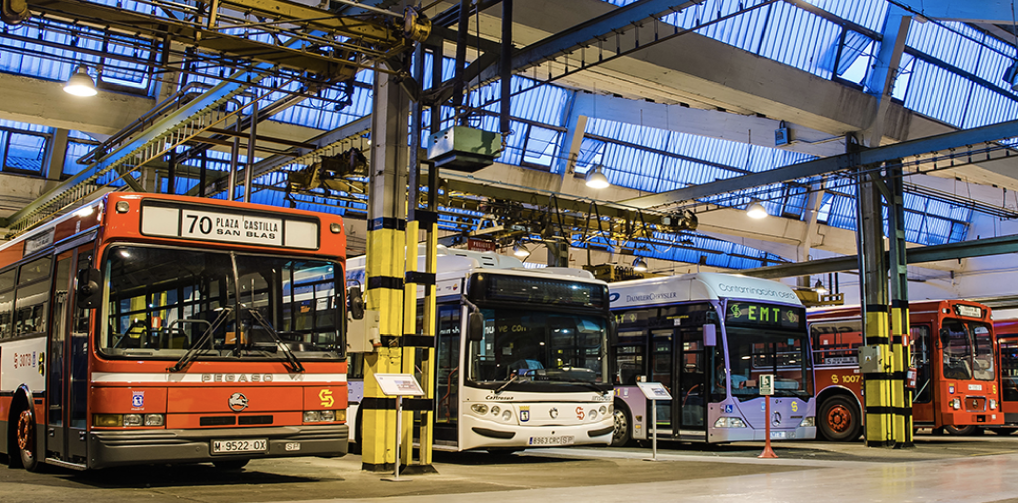 Abre el plazo de reserva de entradas para el Museo EMT, con más de 40 autobuses históricos