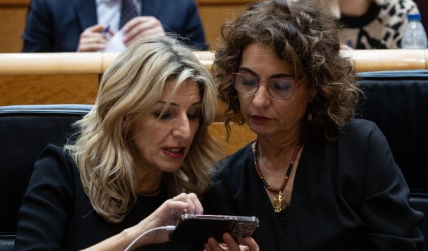 EuropaPress Yolanda Díaz y María Jesús Montero