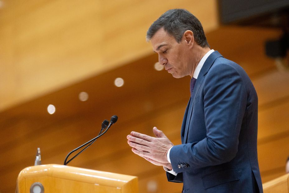 El presidente del Gobierno, Pedro Sánchez