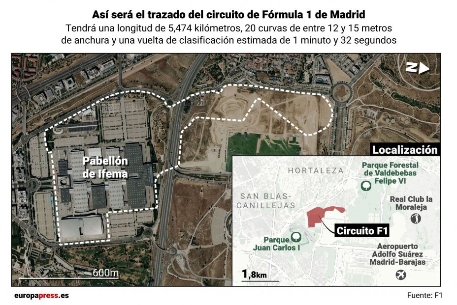 La Fórmula 1 llegará a Madrid en 2026