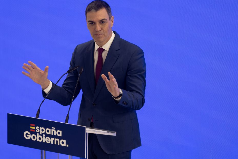 El presidente del Gobierno, Pedro Sánchez