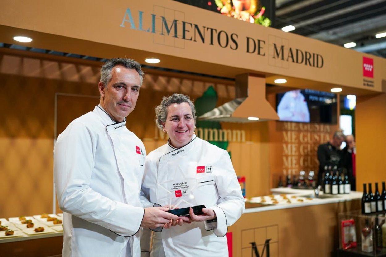 Pepa Muñoz, nueva embajadora de los productos regionales madrileños. Foto: Comunidad de Madrid