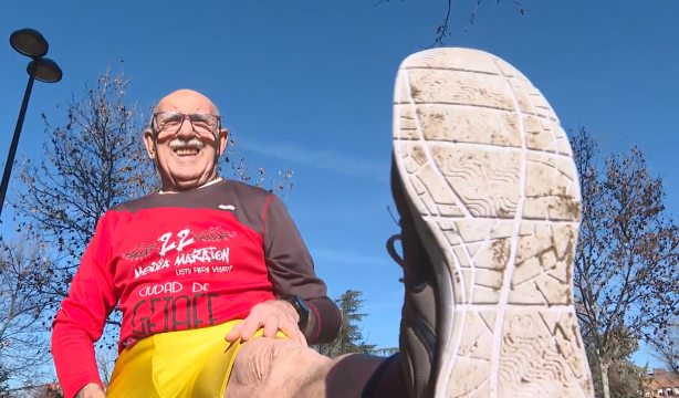 'Súper Paco', atleta a los 87 años y todavía con metas por alcanzar (Informativos Telecinco)