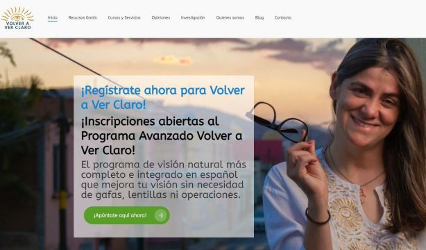 FACUA denuncia a una web que vende cursos 'milagrosos' para corregir problemas de visión