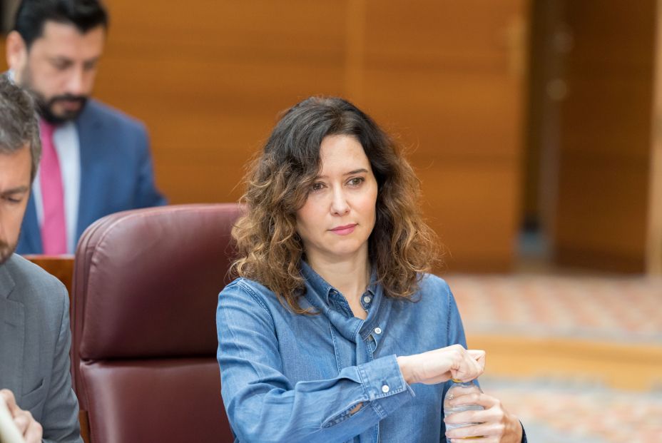 La presidenta de la Comunidad de Madrid, Isabel Díaz Ayuso