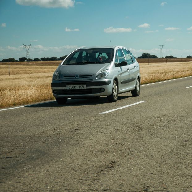 Coche, tráfico, carretera